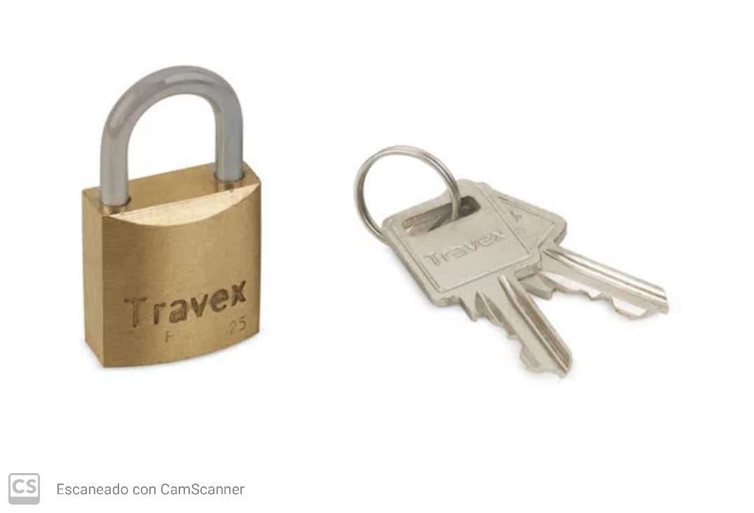 CANDADO 25MM TRAVEX BTER .