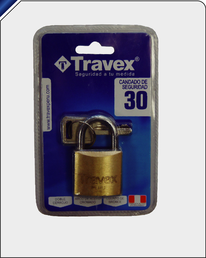 CANDADO 30MM TRAVEX BTER .
