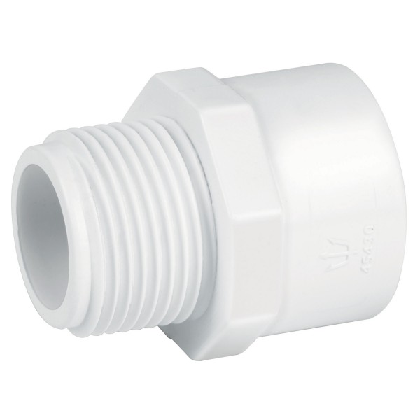 ADAPTADOR MACHO 1 PVC .