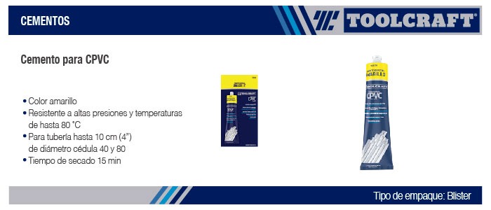 CEMENTO CPVC AM. EST. TC3395 .