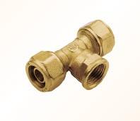 TEE 409 H 12-3/8-2.0 BRONCE .
