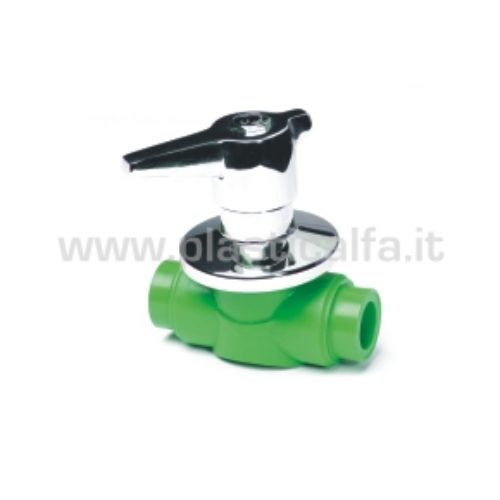 VALVULA DE PASO 3 PVC .