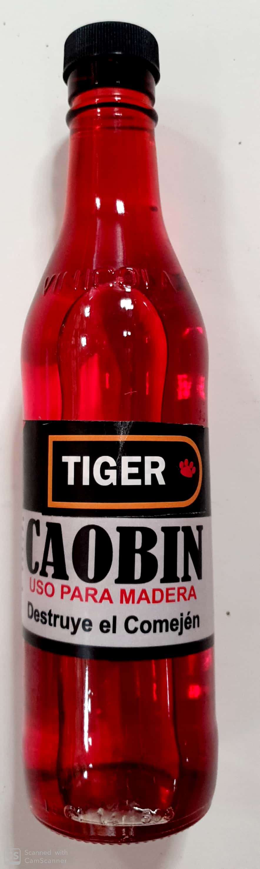 CAOBIN TIGER  ½ BOTELLA .
