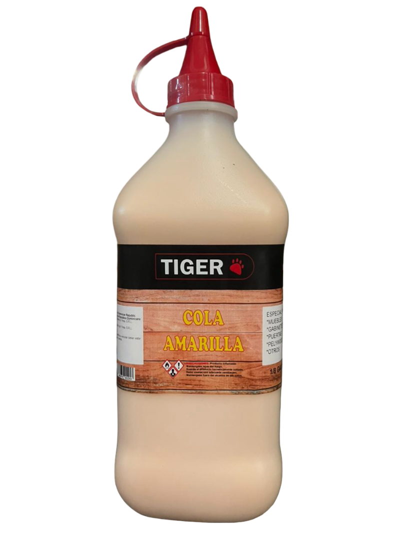 COLA AMARILLA TIGER 1/8 .