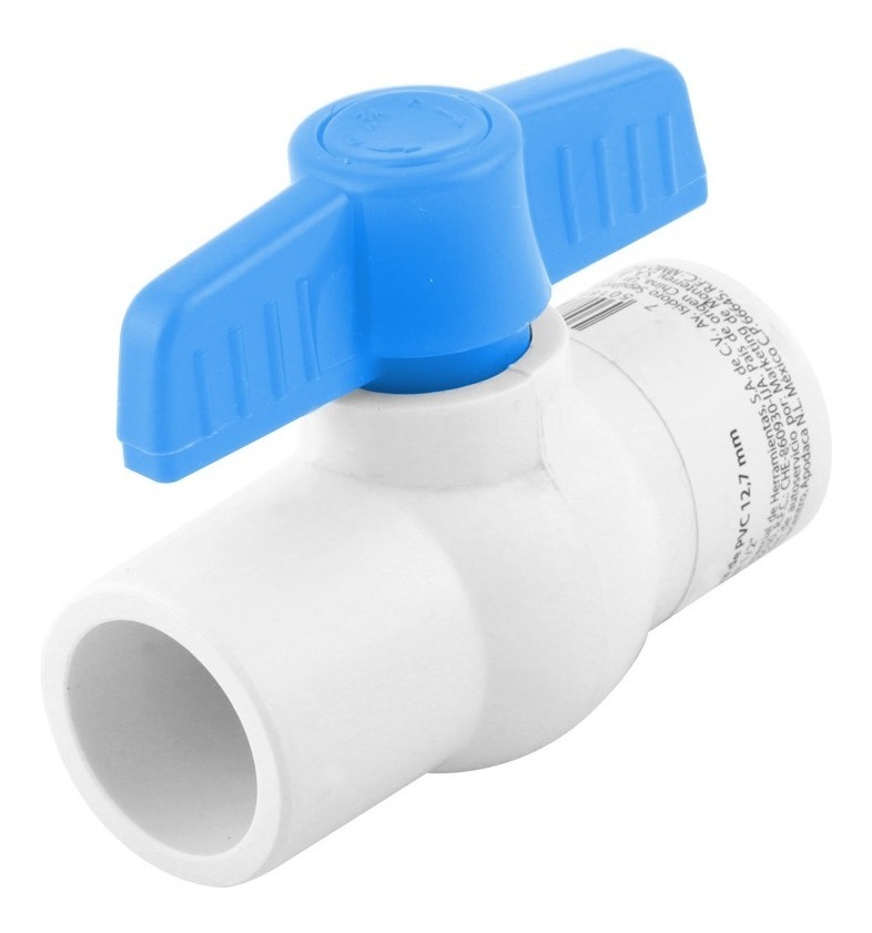 LLAVE DE BOLA PVC 1/2  YD0119 .