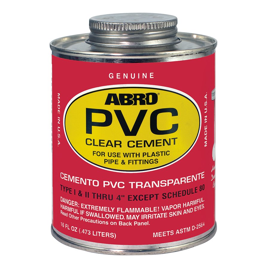 CEMENTO PVC ABRO 16 ONZ. .