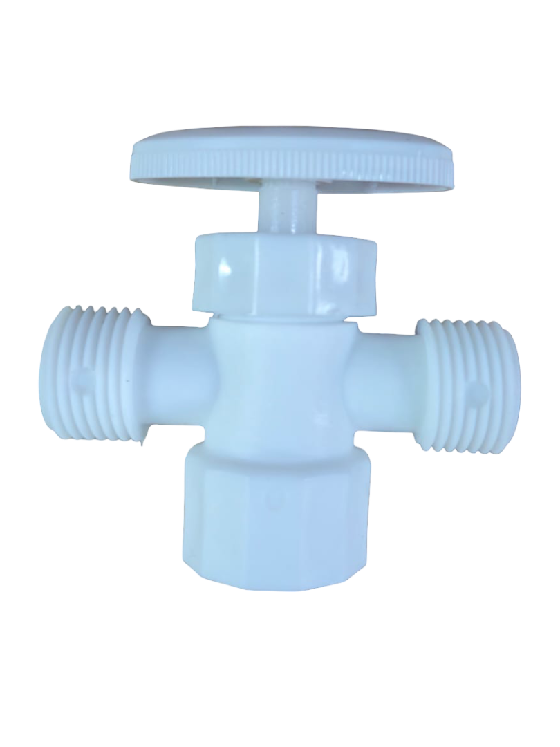 LLAVE ANG. DOBLE ½X 3/8 X 3/8 PLASTICA TIGER .